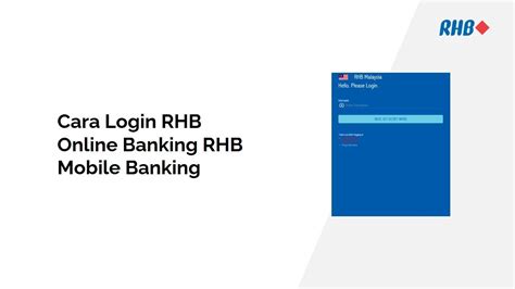 rhb bank login